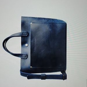 Portland Leather Mini Crossbody Tote
